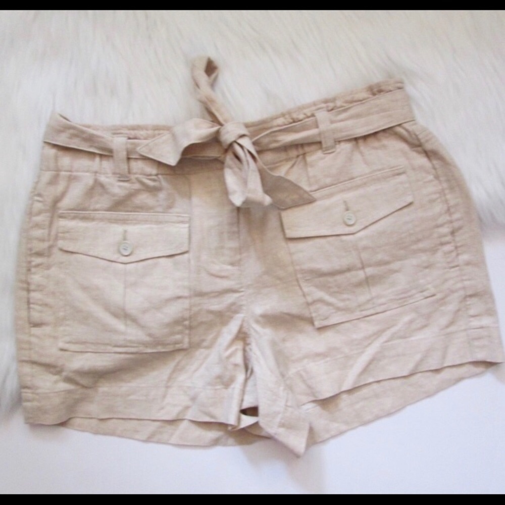 Loft linen shorts
